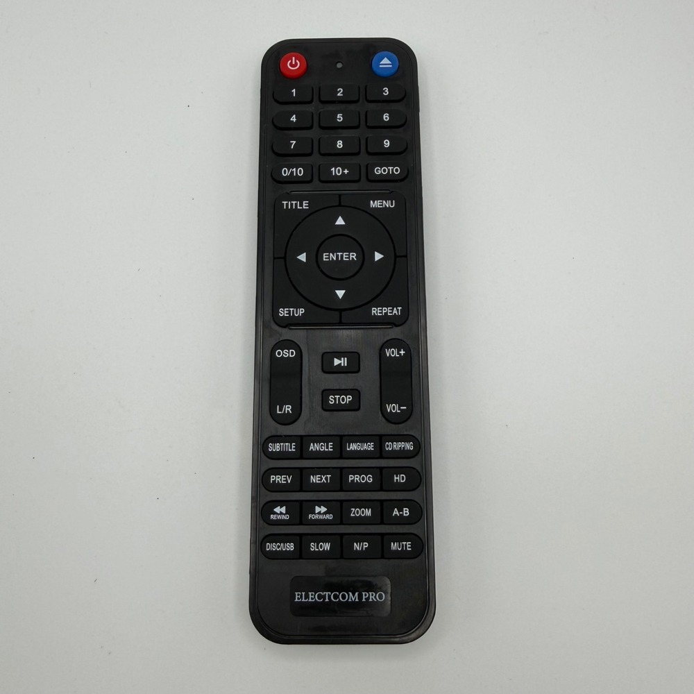Electcom Pro YX-45C Replacement Remote Control for DVD CD Players Black
